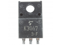 Полевые транзисторы TOSHIBA 2SK3067 (TO-220F) Полевой транзисторN-MOSFET 600В 2А