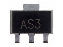 Биполярные транзисторы DIODES BST52 (SOT-89)/AS3 ТранзисторДарлингтона NPN 80В 0,5А