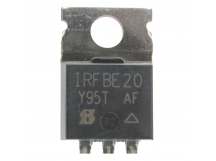 Полевые транзисторы VISHAY IRFBE20 (TO-220AB) Полевой транзисторN-MOSFET 800В 1,8А