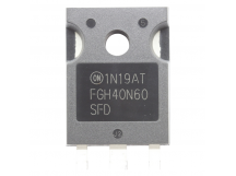 Биполярные транзисторы (IGBT) ONS FGH40N60SFDTU (TO-247)Биполярный транзистор IGBT 600В 40А