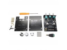 Модули аудио Wuzhi Audio PA50W*2+AS24BP0P024-25A4 МодульZK-502MT УНЧ D-класса 2x50Вт 4 Ом Uпит=9-24В, MP3 с приемникомBluetooth 5.0, AUX и регулировкой громкости/тембра