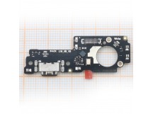 Шлейф для Xiaomi Poco M4 5G Global/M5 + разъем зарядки + микрофон,ориг