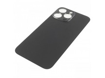 Задняя крышка для iPhone 14 Pro Max (черный) с широкимиотверстиями, ориг