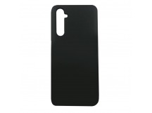 Задняя накладка для Realme 6 (силикон, черная), ориг