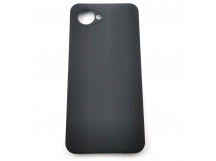 Задняя накладка для Realme C30 (силикон, с защитой камеры, черная(Full Case)), ориг
