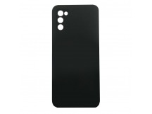 Задняя накладка для Samsung A03s/A037 Galaxy A03s (2021) (силикон, сзащитой камеры, черная (Full Case)), ориг