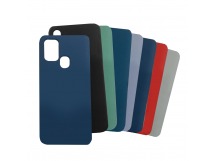 Задняя накладка для Samsung M31/M315 Galaxy M31 (силикон, синяя),ориг