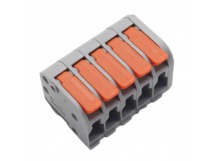 Зажимные клеммники NONAME PCT-115 Клемма зажимная 250В 32А0,2-4 кв.мм (оранжевый)