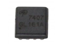 Полевые транзисторы Alpha & Omega AON7407 (DFN 3x3 EP) Полевойтранзистор P-MOSFET 20В 40А