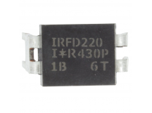 Полевые транзисторы INFINEON IRFD220 (DIP-4) Полевой транзисторN-MOSFET 200В 0,8А