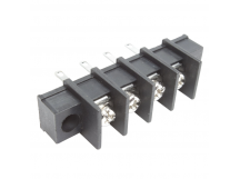 Барьерные клеммники CNLIFENG LF413HM-10.0-04P [LF55HM] (Черный)Барьерный клеммник монтажный 4 конт. шаг 10мм 300В 30А