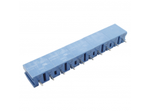 Винтовые клеммники KAIFENG KF705A-7.5-10P-1B (Синий) Винтовойклеммник на плату 10 конт. шаг 7,5мм 450В 24А