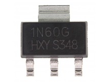 Полевые транзисторы HXY MOSFET 1N60G (SOT-223) Полевой транзисторN-MOSFET 600В 1А