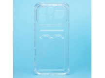 Чехол-накладка - SC276 с картхолдером для "Infinix Note 60 Pro" (transparent) (244322)