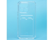 Чехол-накладка - SC276 с картхолдером для "Realme 16 Pro" (transparent) (244323)
