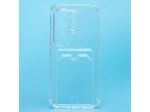 Чехол-накладка - SC276 с картхолдером для "Tecno Camon 50" (transparent) (244328)