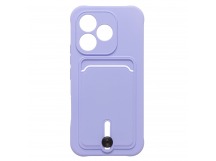 Чехол-накладка - SC304  с картхолдером для "Honor 600 Lite/600e/X80i" (light violet) (245033)