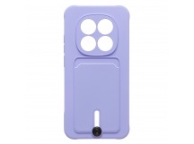 Чехол-накладка - SC304  с картхолдером для "Xiaomi Redmi Note 15 Pro 5G" (light violet) (245002)