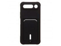 Чехол-накладка - SC304 с картхолдером для "Tecno Spark 50 5G" (black) (245047)