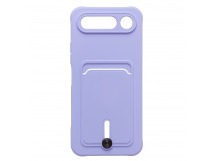 Чехол-накладка - SC304 с картхолдером для "Tecno Spark 50 5G" (light violet) (245049)