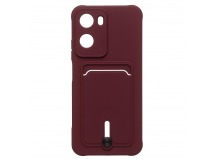 Чехол-накладка - SC304 с картхолдером для "Xiaomi Redmi 15A 5G" (bordo) (245085)