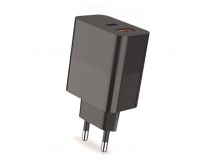 Сетевой адаптер питания DEESPI DE15 USB QC3.0 PD25W (черный)