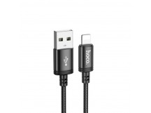 Кабель USB - Lightning HOCO X89 (2.4A/2m/текстиль) черный