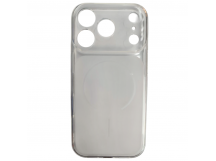 Чехол силиконовый iPhone 17 Pro прозрачный Clear Case белый