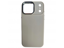 Чехол пластиковый iPhone 17 Pro Max АНТИОТПЕЧАТКИ с MagSafe серый