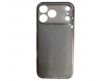 Чехол силиконовый iPhone 17 Pro Max прозрачный Clear Case черный