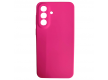 Чехол силиконовый Samsung A37 Silicone Cover без лого фуксия