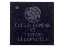 Микроконтроллеры ESPRESSIF ESP32-D0WDQ6-V3 (QFN-48)Микроконтроллер 32-Бит 2x240MHz 448kB ROM 520kB SRAM