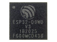Микроконтроллеры ESPRESSIF ESP32-D0WD-V3 (QFN-48)Микроконтроллер 32-Бит 2x240MHz 448kB ROM 520kB SRAM