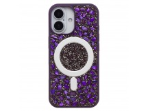 Чехол-накладка - PC098 POSH SHINE SafeMag для "Apple iPhone 17" (purple) (245378)