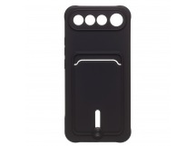 Чехол-накладка - SC304 с картхолдером для "Realme 16 5G" (black) (244258)