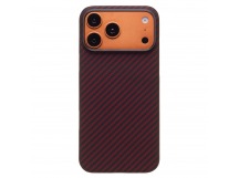 Чехол-накладка Cellis SM009 POSH KEVLAR SafeMag для "Apple iPhone 17 Pro Max" (red) (245476)