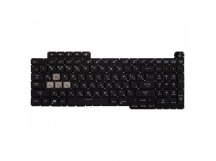 Клавиатура Asus ROG Strix G17 G713QM черная с RGB-подсветкой (4х зонная)