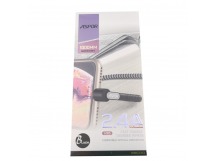 ASPOR Кабель USB - micro USB (A185) ASPOR (1м) (черный/серебро)