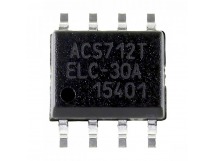 Датчики тока Allegro ACS712ELCTR-30A-T (SO-8)  Датчик тока -30...+30А66мВ/А -40…+85°C