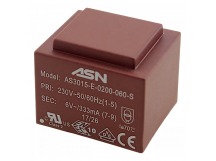 Трансформаторы силовые ASN AS3015-E-0200-060-S Герметизированныйтрансформатор 2Вт обмотки 220В (1+5)/6В 0,333А (7+9)