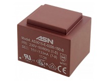Трансформаторы силовые ASN AS3015-E-0200-150-S Герметизированныйтрансформатор 2Вт обмотки 220В (1+5)/15В 0,133А (7+9)