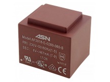 Трансформаторы силовые ASN AS3018-E-0280-060-S Герметизированныйтрансформатор 2,8Вт обмотки 220В (1+5)/6В 0,467А (7+9)