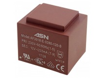 Трансформаторы силовые ASN AS3018-E-0280-120-S Герметизированныйтрансформатор 2,8Вт обмотки 220В (1+5)/12В 0,233А (7+9)