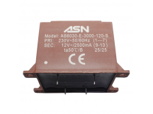 Трансформаторы силовые ASN AS6030-E-3000-120-S Герметизированныйтрансформатор 30Вт обмотки 220В (1+7)/12В 2,5А (9+13)