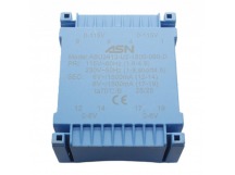 Трансформаторы силовые ASN ASU3913-U2-1800-060-DГерметизированный трансформатор 18Вт обмотки 2x110В (1+4-6+9,1B)/2x6В 1,5А (12+14-17+19)