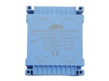 Трансформаторы силовые ASN ASU3921-U2-3000-060-DГерметизированный трансформатор 30Вт обмотки 2x110В (1+4-6+9,1B)/2x6В 2,5А (12+14-17+19)