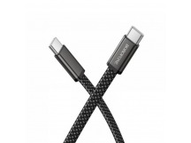 Кабель TypeC - TypeC BOROFONE BX124 60W (черный) 1м мятая упаковка