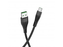 Кабель USB - Type-C HOCO U53 5A (черный) 1.2m мятая упаковка