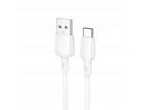 Кабель USB - TypeC BOROFONE BX93 27W (белый) 1м мятая упаковка