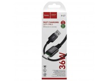 Кабель USB - TypeC HOCO X127 (черный) 1м мятая упаковка